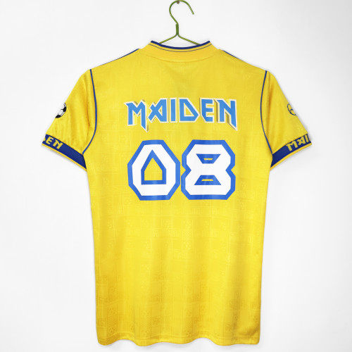 2008 Season West Ham Away yellow Retro Soccer Jersey