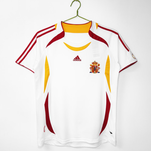 2006 Season Spain Away Retro Soccer Jersey