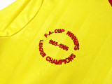 1985/86 season LIV 2nd Away yellow  Retro Soccer Jersey