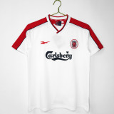1998 season LIV Away white Retro Soccer Jersey