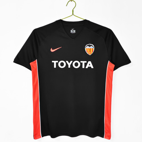 2006/2007 Season  Valencia  Away Retro Soccer Jersey
