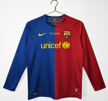2008/09 Season BAR Home  Retro Soccer Jersey（Long sleeves）
