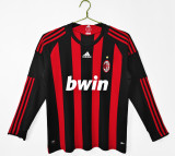 2008/2009 Season ACM Home Long Sleeve Retro Soccer Jersey (长袖)