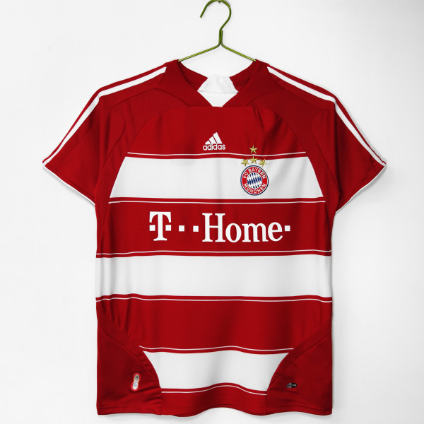 2007/2008 Season Bayern Home Retro Soccer jersey