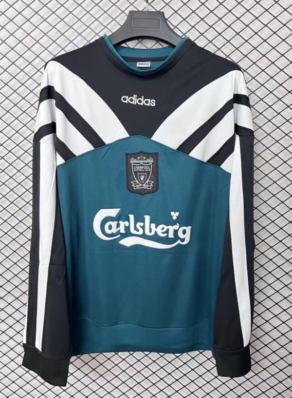 1996/1997 LIV Long Sleeve Retro Soccer Jersey