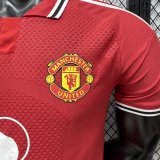 2026  Man Utd  Home Player Version Soccer Jersey