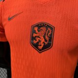 2026  Netherlands Home Player Version Soccer Jersey