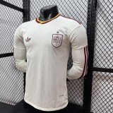 2026 Spain Away Player Version Long Sleeve Soccer Jersey