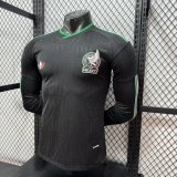 2026 Mexico 2nd  Away Long Sleeve  Player Version Soccer Jersey(长袖球员)