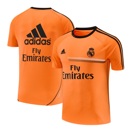 2013/14 RMA orange Retro short-sleeved training shirt