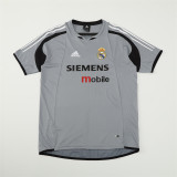 2004/05 RMA Grey  Retro short-sleeved training shirt