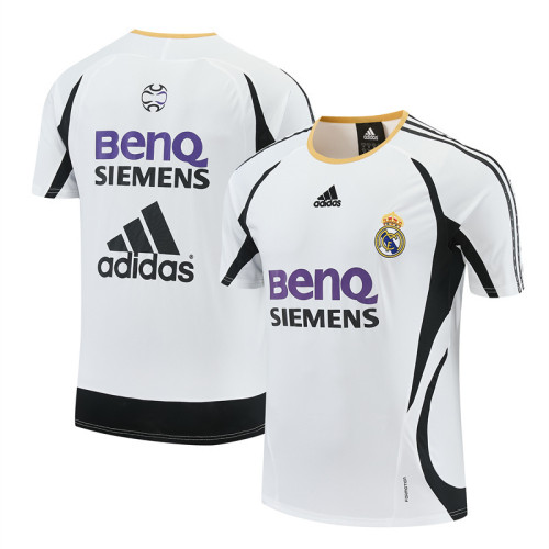2006/07 RMA white Retro short-sleeved training shirt