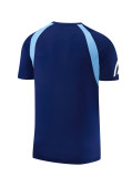 2003/04 RMA  Sapphire blue  Retro short-sleeved training shirt