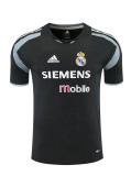 2004/05 RMA black  Retro short-sleeved training shirt