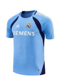 2005/06 RMA Light blue Retro short-sleeved training shirt