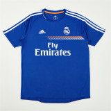 2013/14 RMA Pastel blue Retro short-sleeved training shirt