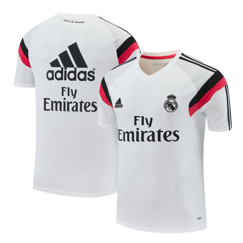2014/15 RMA white Retro short-sleeved training shirt