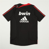 2007/08 ACM  black Retro short-sleeved training shirt