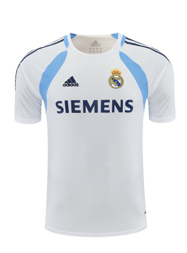 2005/06 RMA white Retro short-sleeved training shirt