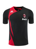 2007/08 ACM  black Retro short-sleeved training shirt