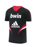 2008/09 ACM  black Retro short-sleeved training shirt