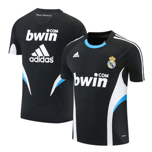 2008/09 RMA black Retro short-sleeved training shirt