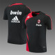 2007/08 ACM  black Retro short-sleeved training shirt