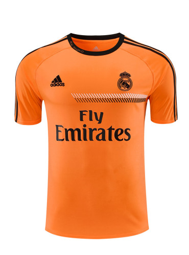 2013/14 RMA orange Retro short-sleeved training shirt