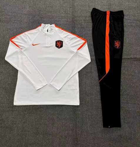 2026/27 Netherlands Adult long-sleeved, Half Pull , training suit set