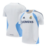 2005/06 RMA white Retro short-sleeved training shirt