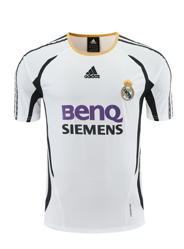 2006/07 RMA white Retro short-sleeved training shirt