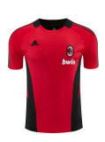 2008/09 ACM  red Retro short-sleeved training shirt