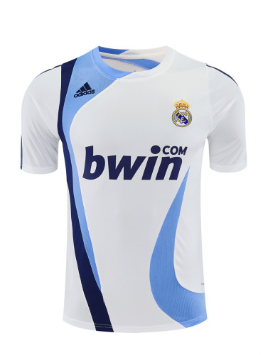 2007/08 RMA white Retro short-sleeved training shirt