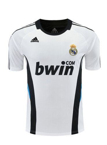 2008/09 RMA white Retro short-sleeved training shirt