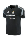 2004/05 RMA black  Retro short-sleeved training shirt