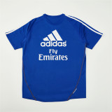 2013/14 RMA Pastel blue Retro short-sleeved training shirt