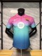 26/27 BAR POLO shirt in three color gradations: purple, green and blue Player Version Soccer Jersey