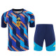 2026/27 Spain  Camouflage style Sapphire blue  Double zippers pockets Training Short Suit