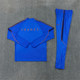 2026/27  France  Pastel blue  Adult long-sleeved, Half Pull , training suit set