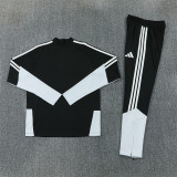 2026/27 Spain  Black  Adult long-sleeved, Half Pull , training suit set