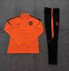 2026/27 Netherlands Orange Adult long-sleeved, Half Pull , training suit set