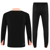 2026/27  France Black  Player version  Adult long-sleeved, Half Pull , training suit set