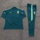 2026/27 Brazil Dark green  Adult long-sleeved, Half Pull , training suit set
