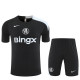 2026 CHE Black Double zippers pockets Training Short Suit