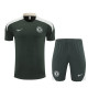 2026 CHE Military green Double zippers pockets Training Short Suit