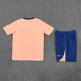 25/26  France Pink  Double zippers pockets Training Short Suit