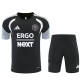 25/26  Inter Miami Black  Double zippers pockets Training Short Suit