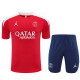 25/26 PSG  Jordan Brand  Red  Double zippers pockets Training Short Suit