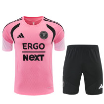 25/26  Inter Miami Pink  Double zippers pockets Training Short Suit