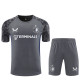 25/26  Feyenoord Dark gray Double zippers pockets Training Short Suit
